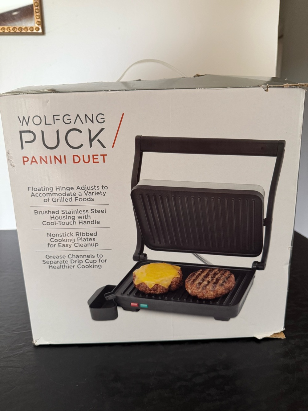Wolfgang Puck Panini Duet Electric Grill - Black